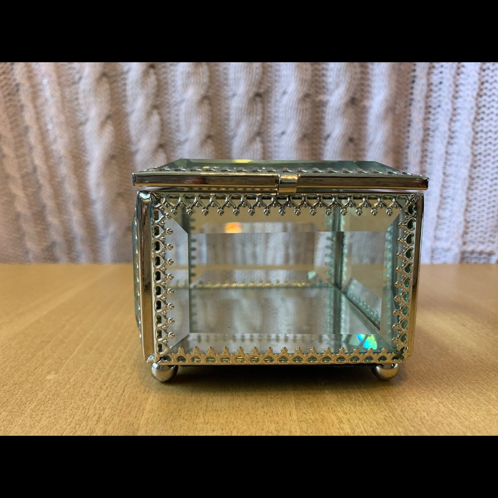 Glass Jewelry/Trinket Box
